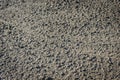 Texture of liquid concrete mixed with sand