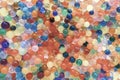 The texture is a lot of different color balls. Set of multi-colored orbeez. Royalty Free Stock Photo