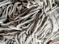 texture of a lot of old rope, background Royalty Free Stock Photo