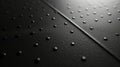 Texture of a matte black material with a subtle gridlike texture similar to the surface of a spacecraft providing a Royalty Free Stock Photo