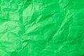 texture of matte green crumpled paper background Royalty Free Stock Photo