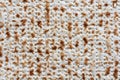 Texture of matzo for the Jewish holiday of Passover Royalty Free Stock Photo