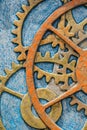 The texture of the mechanism of gears