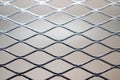 texture mesh metal rhombus close-up background top view