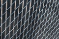 Texture of metal fencing in a diamond pattern Royalty Free Stock Photo