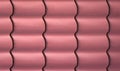 Texture of metal shingles close-up Royalty Free Stock Photo
