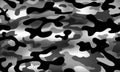 texture military camouflage repeats seamless army black white hunting. print