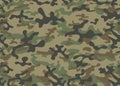 Texture military camouflage repeats seamless army green hunting. Print Textile Design Vector Royalty Free Stock Photo