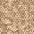 Texture military camouflage seamless pattern. Abstract modern camo ornament
