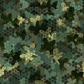 Texture military camouflage seamless pattern. Abstract modern camo ornament Royalty Free Stock Photo