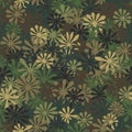 Texture military camouflage seamless pattern. Army and hunting texture