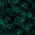 Texture military malachite green colors forest camouflage seamless pattern Royalty Free Stock Photo