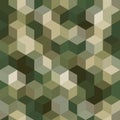 Texture military olive and tan colors forest camouflage seamless pattern Royalty Free Stock Photo