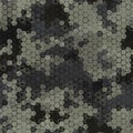 Texture military camouflage seamless pattern. Abstract army vector illustration Royalty Free Stock Photo