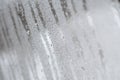 The texture of a misted glass with a lot of drops and condensati Royalty Free Stock Photo