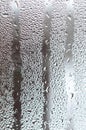 The texture of a misted glass with a lot of drops and condensati Royalty Free Stock Photo