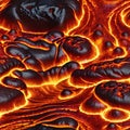 molten lava texture, featuring fiery reds, oranges, and yellows swirling together.