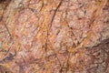 Texture of mountain showing red rock Royalty Free Stock Photo