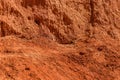 Texture mountain slope red stones Royalty Free Stock Photo