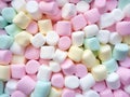 Texture Marshmallows candy for background