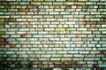 Texture of multicolored brick wall high contrasted Royalty Free Stock Photo