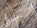 The texture of natural rock, the surface of natural stone, and the pattern of steppingstone Royalty Free Stock Photo