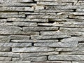 The texture of natural stone paving blocks is thin Royalty Free Stock Photo