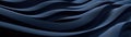 Texture Navy Paper Smooth Curves Minimal Style Super Detail Panoramic Banner. Generative AI