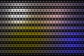 Texture with number 14 in light and shadow lines, background, play of colorful lights in the darkness, mathematics, Royalty Free Stock Photo