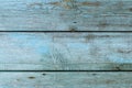 Texture of an old blue wood planks with cracks and scratches Royalty Free Stock Photo