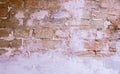 Texture of old brick wall for background. Royalty Free Stock Photo