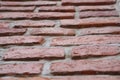 Texture of old bricks, space for text, design. screensaver, background