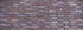 Texture of old brown brick wall background Royalty Free Stock Photo