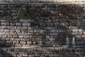 Texture of old brown laterite stone vintage wall