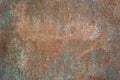 Texture of an old, concrete, plastered rusty wall Royalty Free Stock Photo