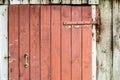 Texture of old cracked paint wood door Royalty Free Stock Photo