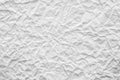 Texture old crumpled paper of white color Royalty Free Stock Photo