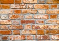 Texture of an old damaged brick wall Royalty Free Stock Photo