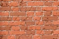 Texture of an old damaged brick wall Royalty Free Stock Photo