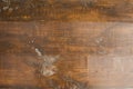 The texture of the old dirty wood. Beautiful brown background. Royalty Free Stock Photo