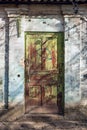 The texture of old door, which the old paint flaking. The texture of old door, which the old paint flaking Royalty Free Stock Photo