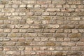 Texture of an old light brick stone wall, background Royalty Free Stock Photo