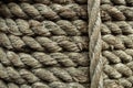 Texture of the old marine rope Royalty Free Stock Photo