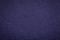 Texture of old navy blue paper background, closeup. Structure of dense dark denim cardboard