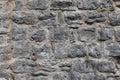 Texture - Old rock medieval fortress wall Royalty Free Stock Photo