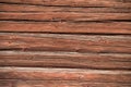 The texture of old rough logs. Royalty Free Stock Photo