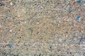 Texture old rough surface of cement, concrete with large sand, stones fractions Royalty Free Stock Photo