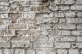 Texture of an old ruined brick wall of an ancient building Royalty Free Stock Photo