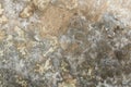 Texture of old rumpled shabby metal, close-up abstract background
