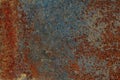 Texture of old and rusty metal Royalty Free Stock Photo